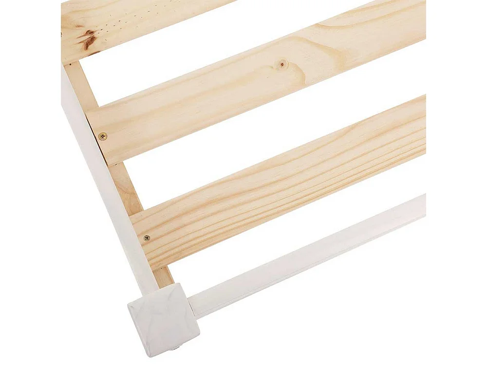 Kinderzimmer Bett 175 cm hoch Kiefer Massivholz