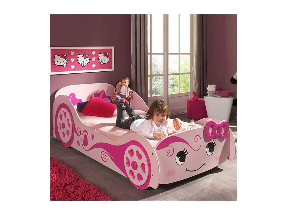 Kinderbett für Mädchen Rosa