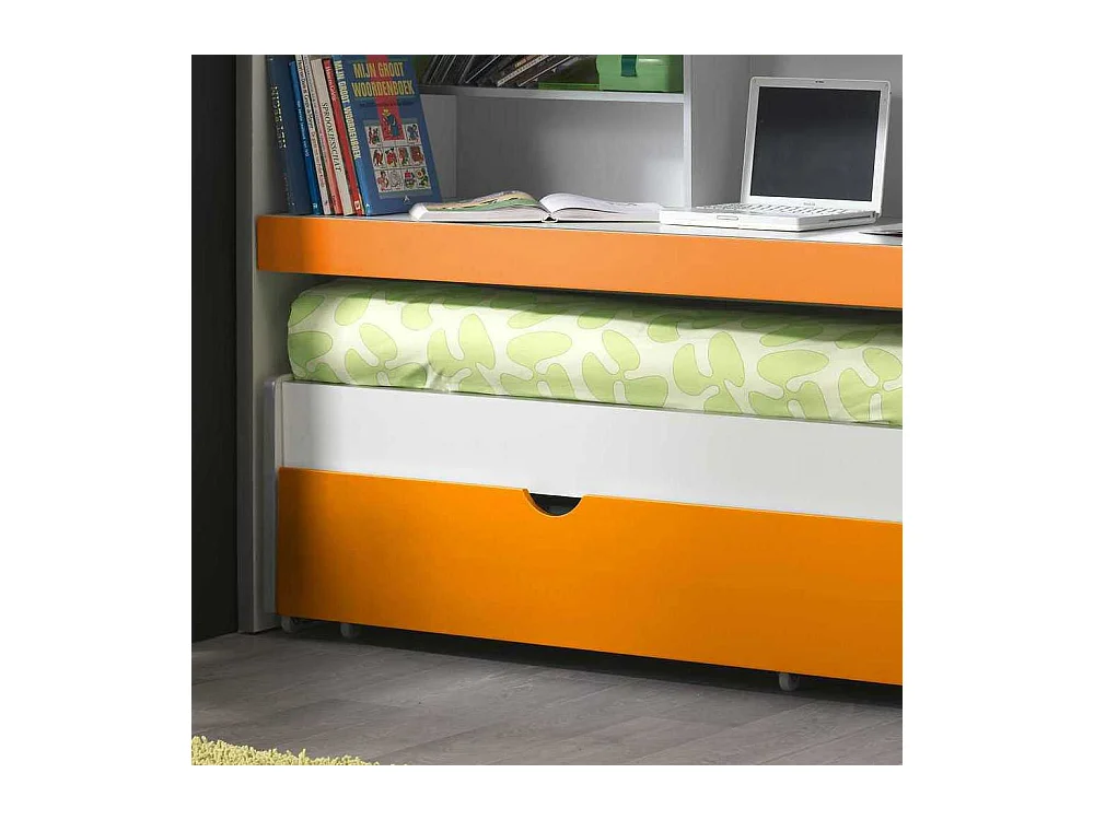 Etagenbett mit Ausziehbett Bettschublade