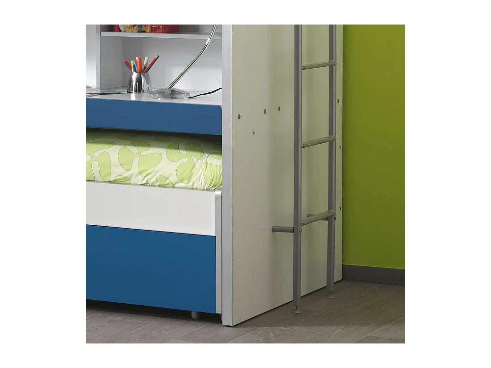 Hochbett mit Ausziehbett Schreibtisch