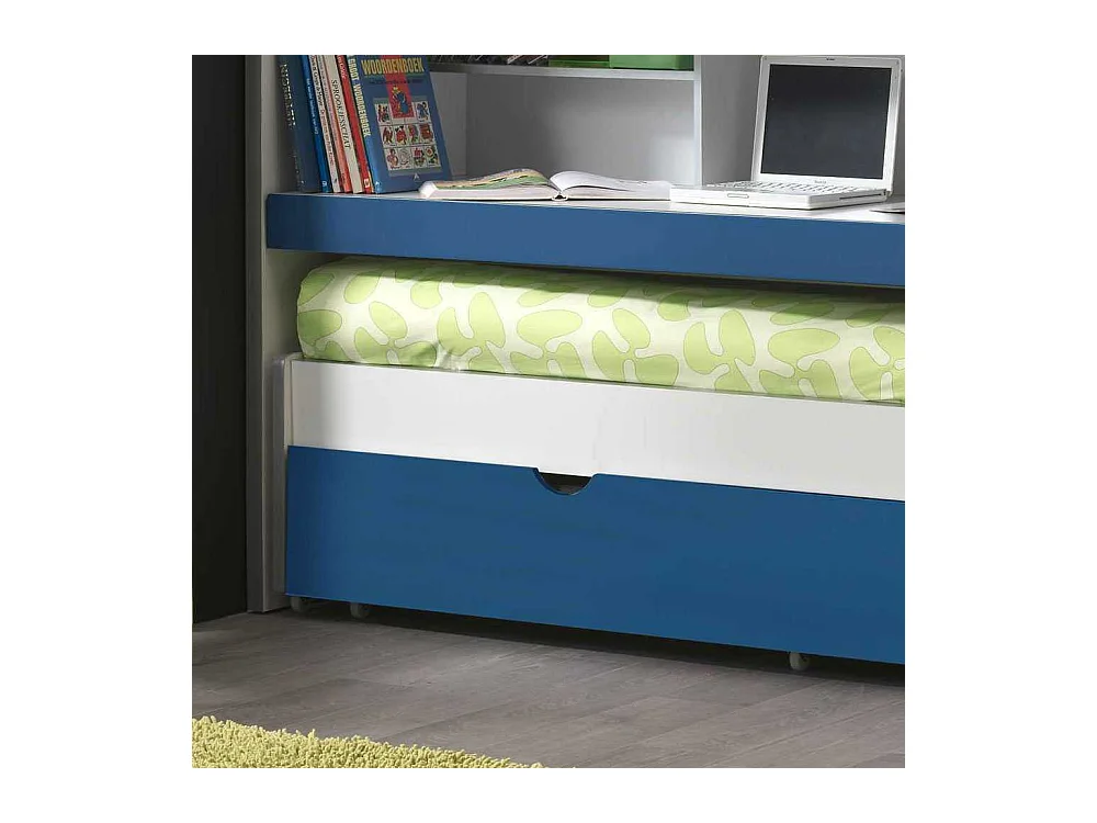 Hochbett mit Ausziehbett Schreibtisch