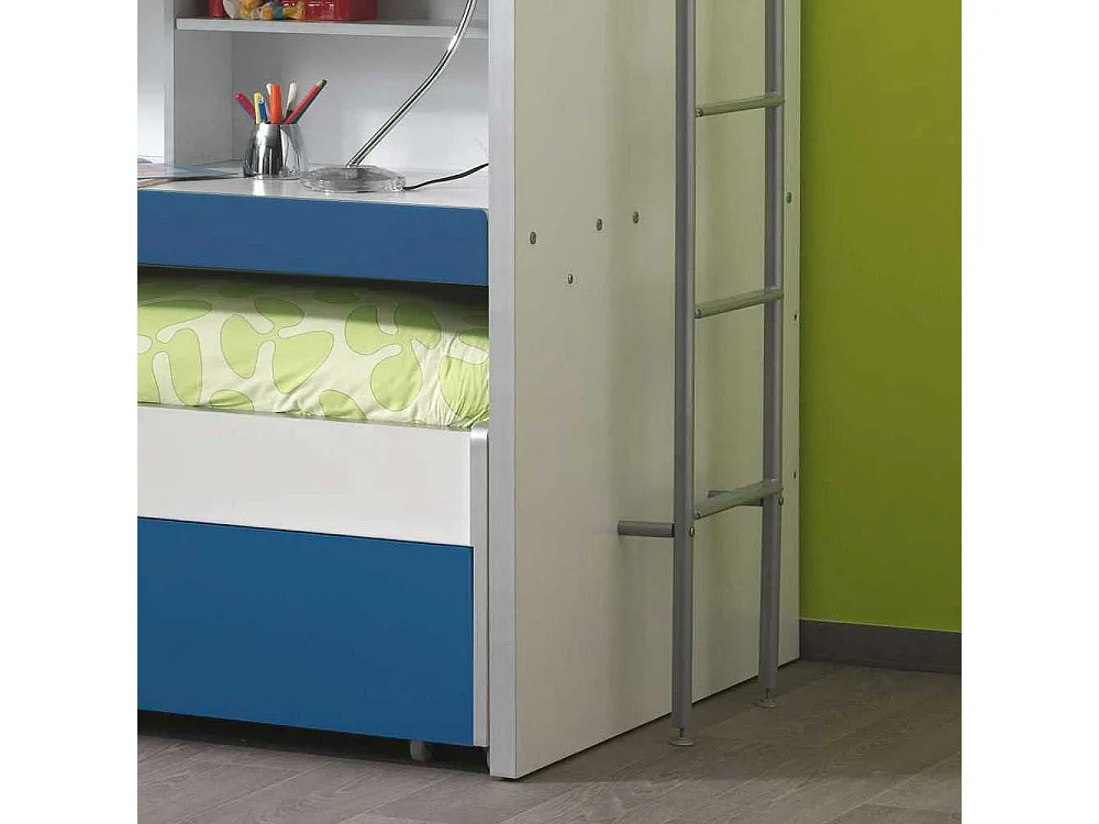 Hochbett mit Ausziehbett Schreibtisch