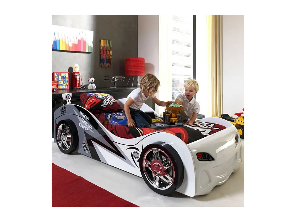 Kinderbett in Rennauto-Design 90x200cm