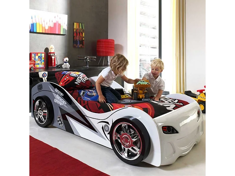 Kinderbett in Rennauto-Design 90x200cm