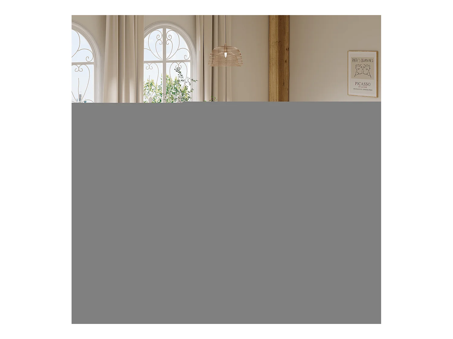 2er-Set klappbare Esszimmerstühle - klappbar und verstaubar - Samtkissen - 64,5 x 66,5 x 73 cm - Holz - Beige