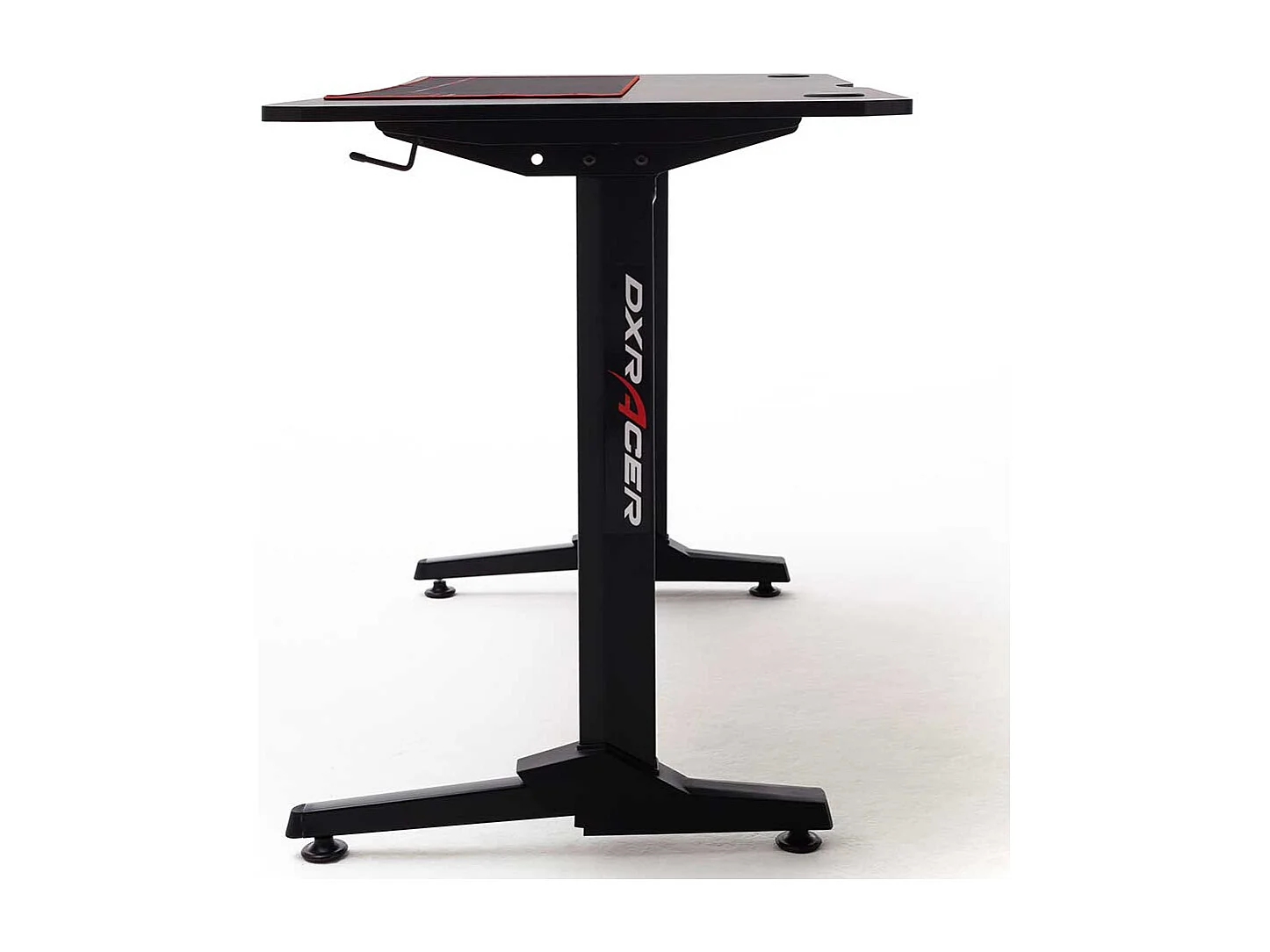 Gaming Schreibtisch in Schwarz Getränkehalter