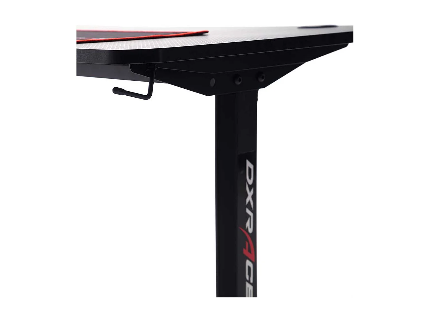 Gaming Schreibtisch in Schwarz Getränkehalter