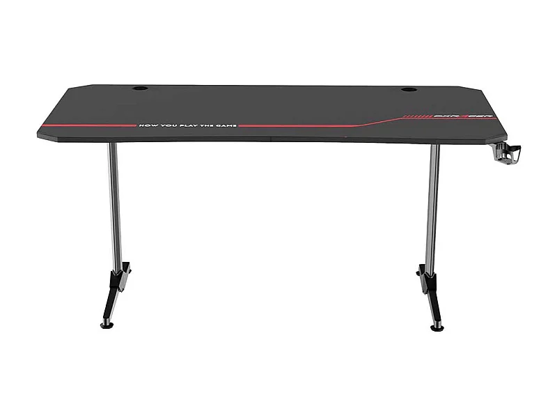 Edv Tisch in Schwarz Headset- und Getränkehalter