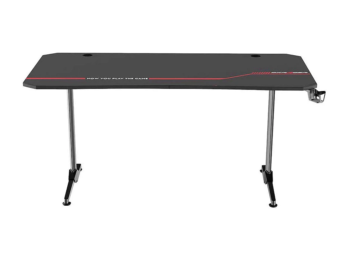 Edv Tisch in Schwarz Headset- und Getränkehalter