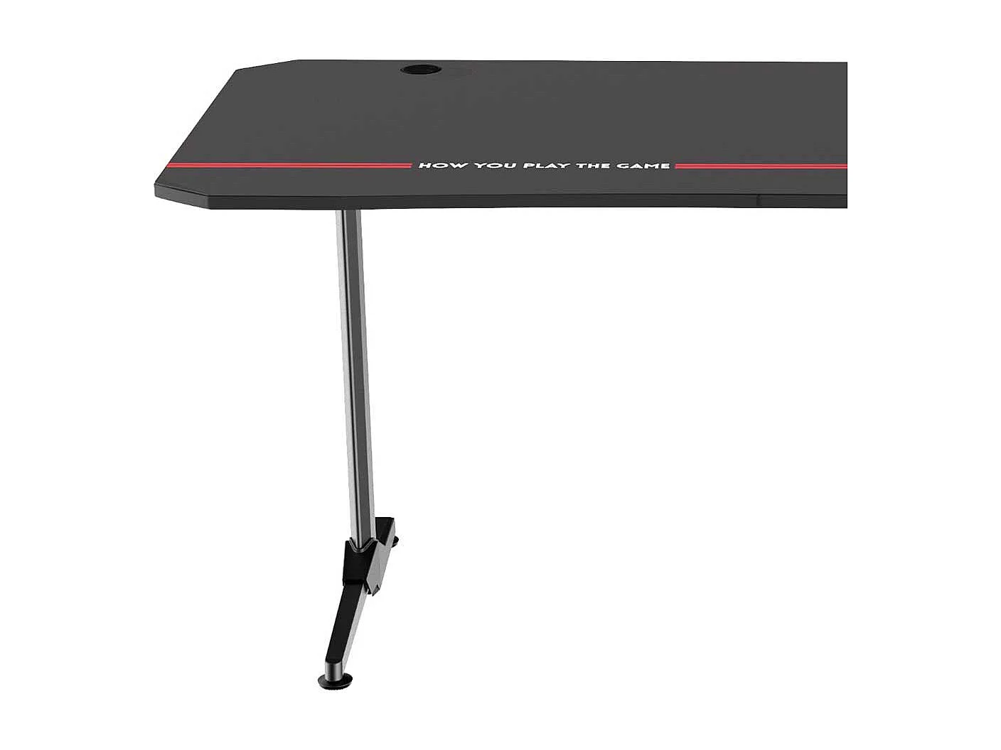 Edv Tisch in Schwarz Headset- und Getränkehalter