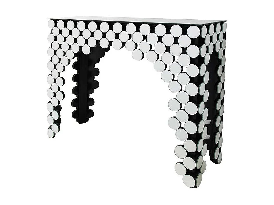 Konsolentisch verspiegelt mit rechteckiger Tischplatte Glas