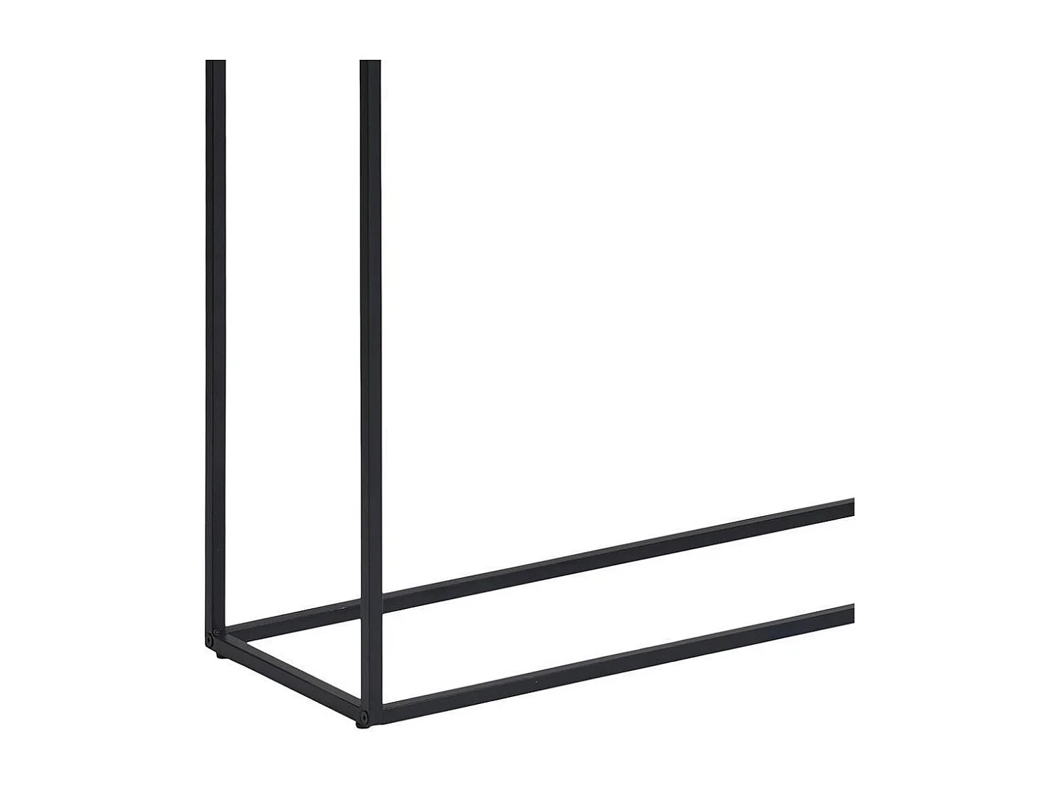 Wandtisch Flur Tisch in Schwarz und Beigegrau