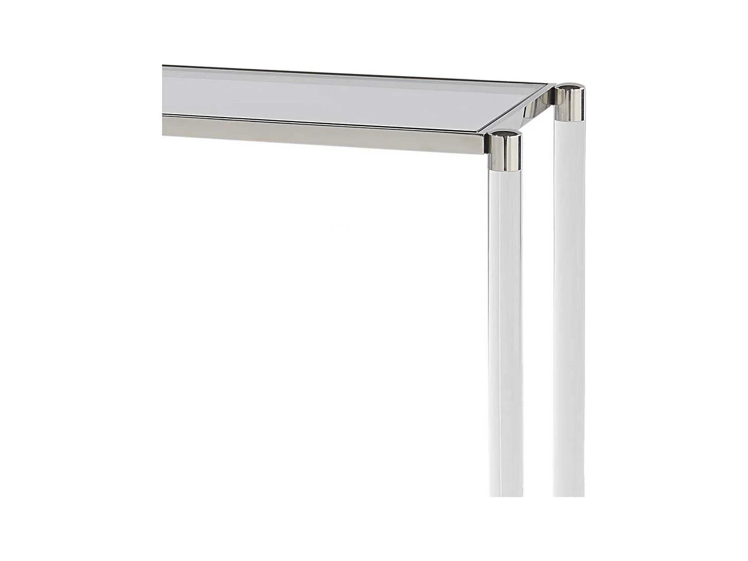 Flur Tisch Konsole aus Sicherheitsglas - Acryl Edelstahl