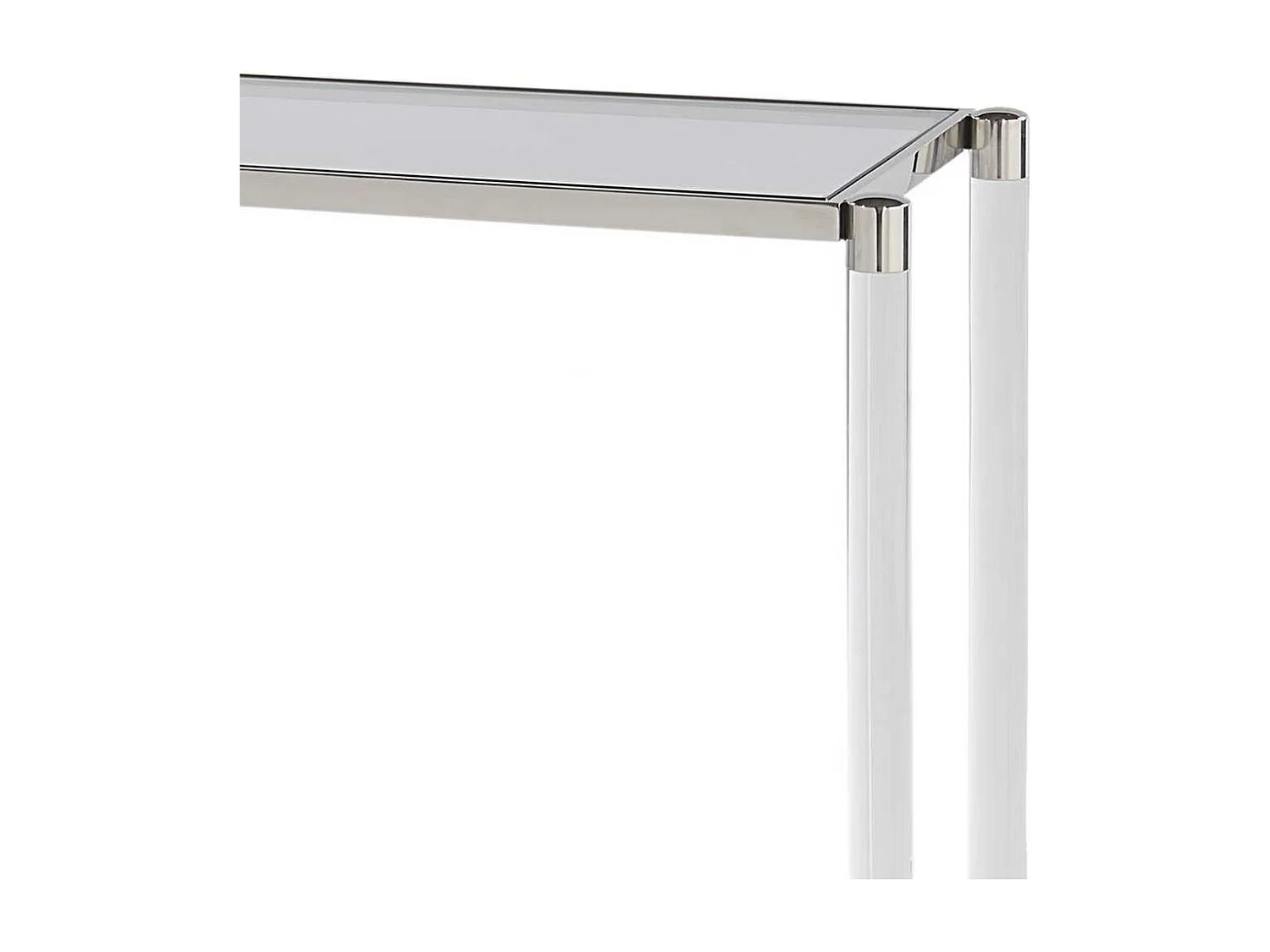 Flur Tisch Konsole aus Sicherheitsglas - Acryl Edelstahl