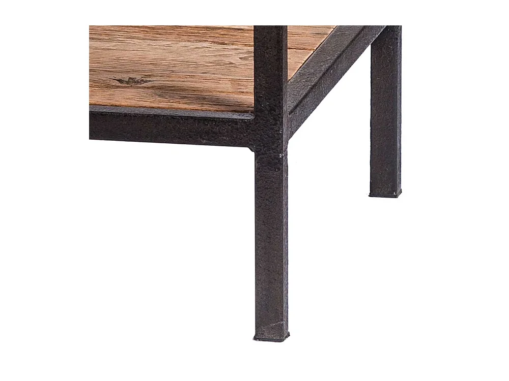 Flur Tisch aus Eiche antik Recyclingholz Vintage Look