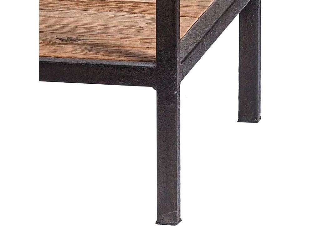 Flur Tisch aus Eiche antik Recyclingholz Vintage Look