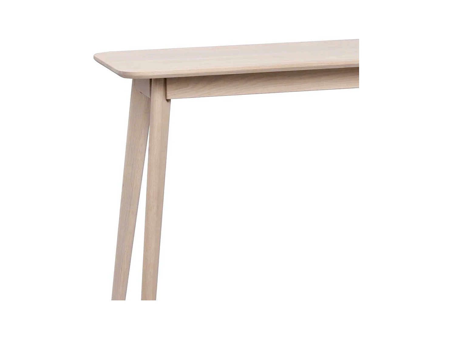 Wandtisch aus Eiche White Wash 120 cm breit