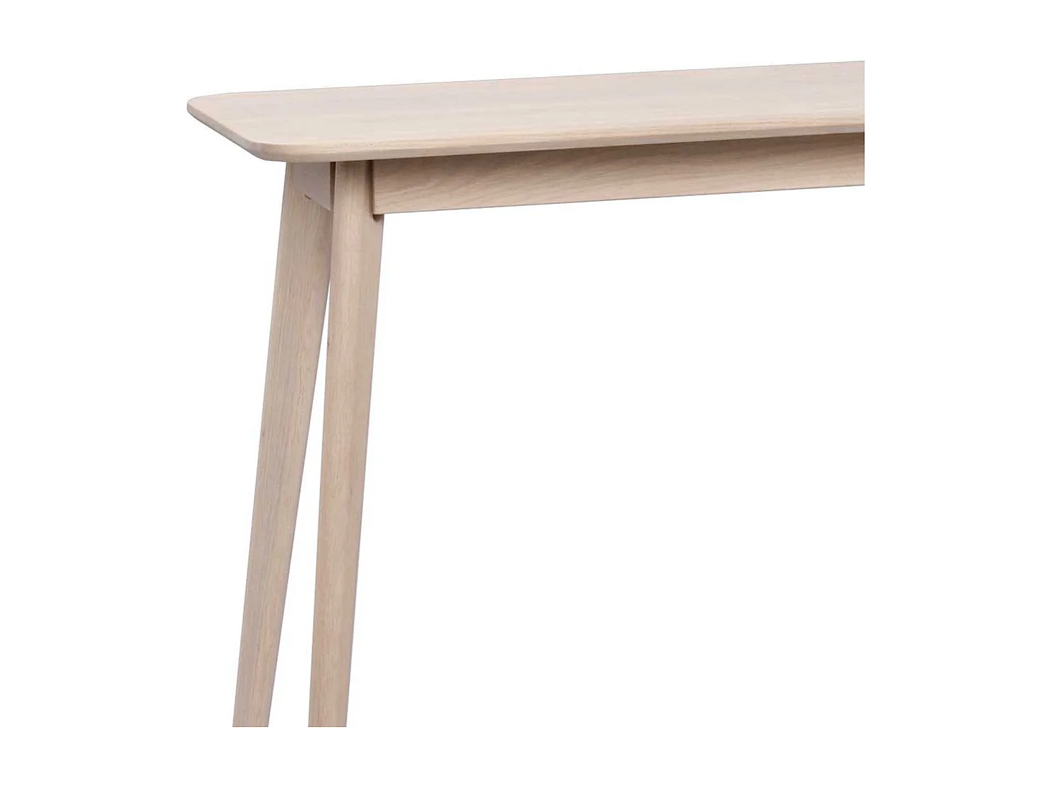 Wandtisch aus Eiche White Wash 120 cm breit