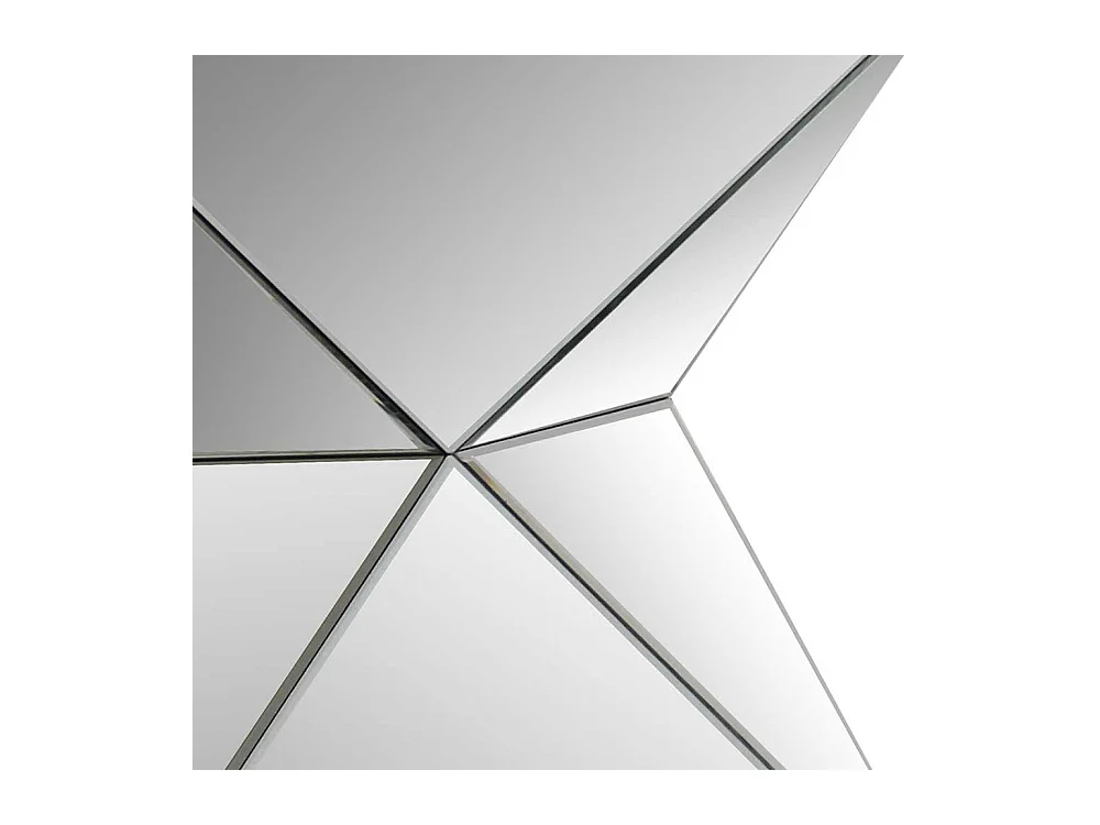 Design Konsolentisch aus Spiegelglas rechteckiger Tischplatte