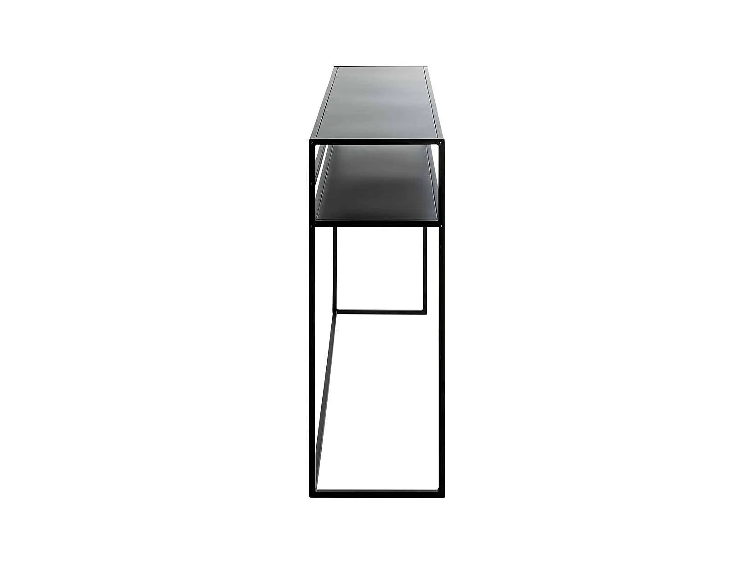 Garderobentisch mit Metall Oberfläche modernem Design