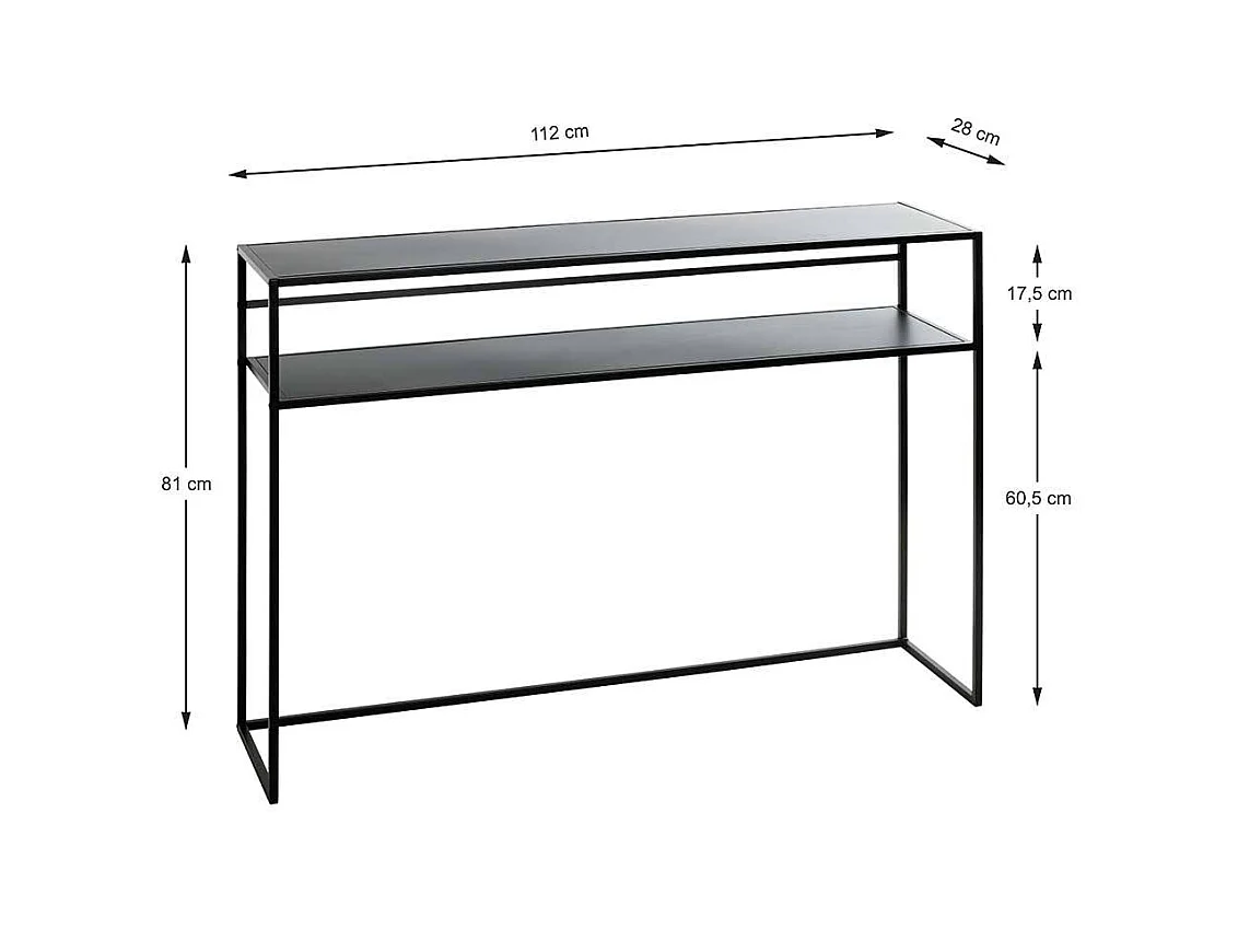 Garderobentisch mit Metall Oberfläche modernem Design