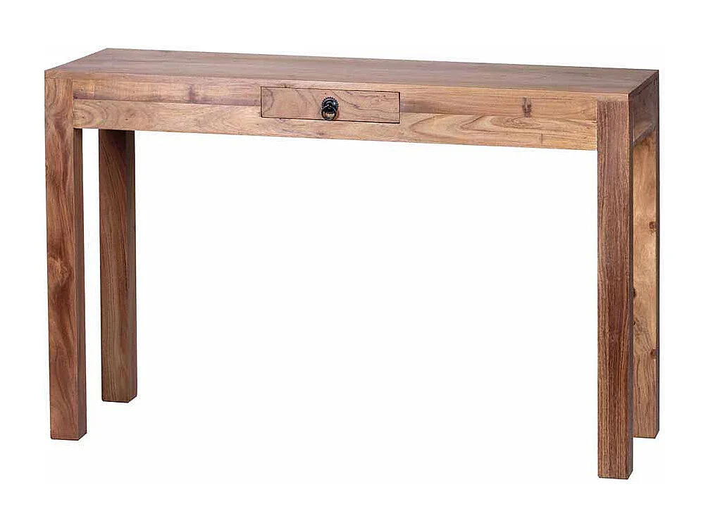 Konsolentisch aus Akazie Massivholz mit Schublade