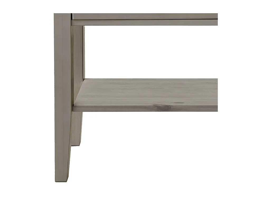 Kommodentisch in Grau Kiefer teilmassiv