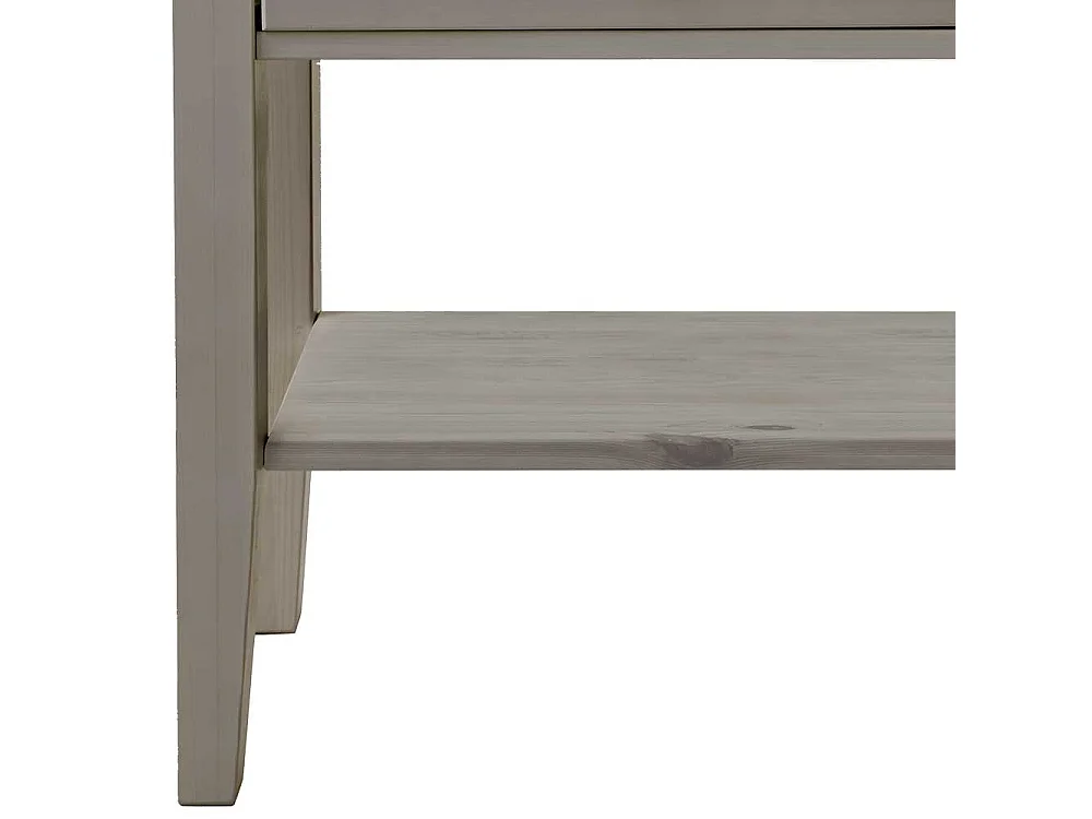 Kommodentisch in Grau Kiefer teilmassiv