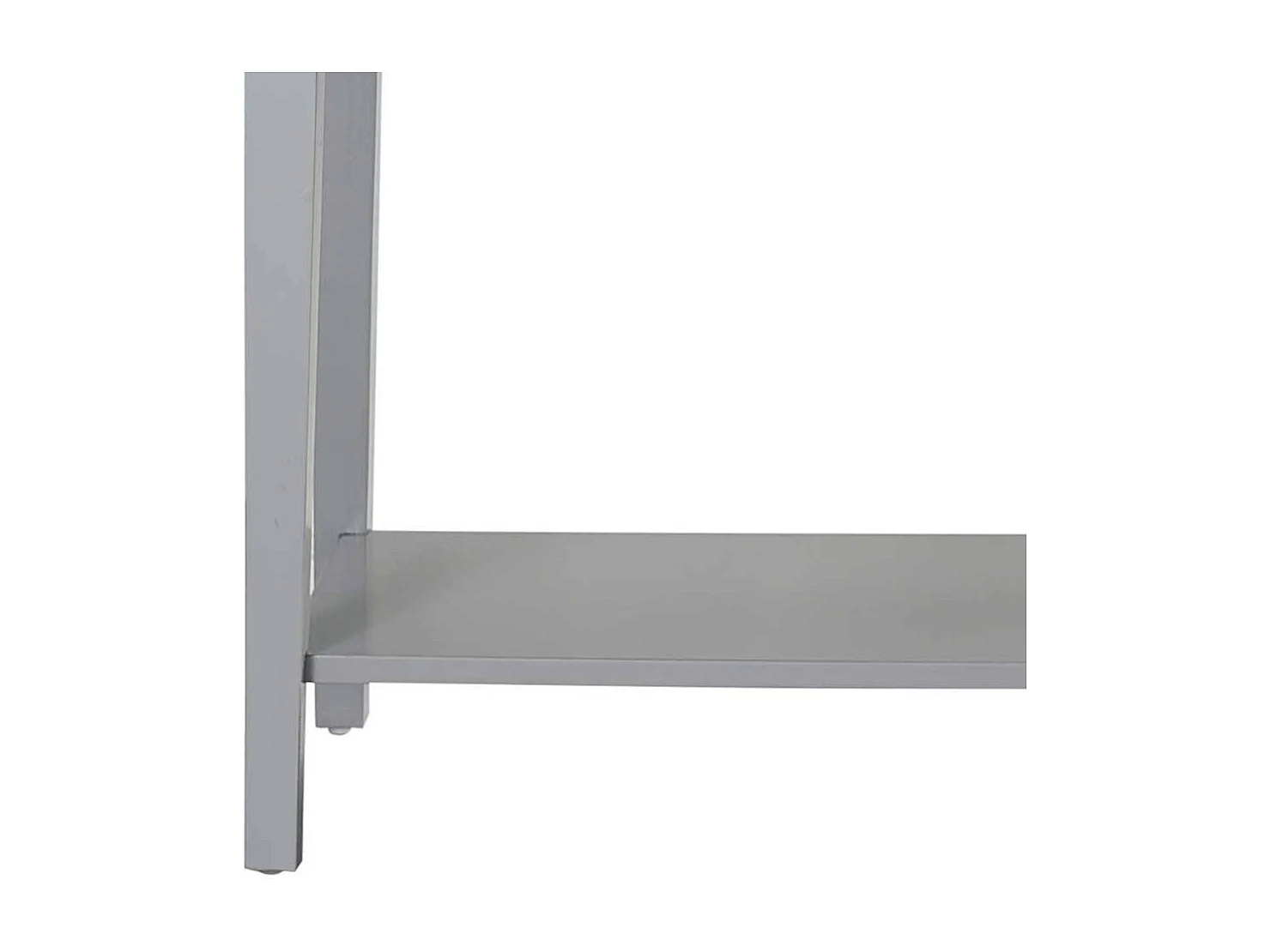 Landhausstil Konsolentisch in Grau zwei Schubladen