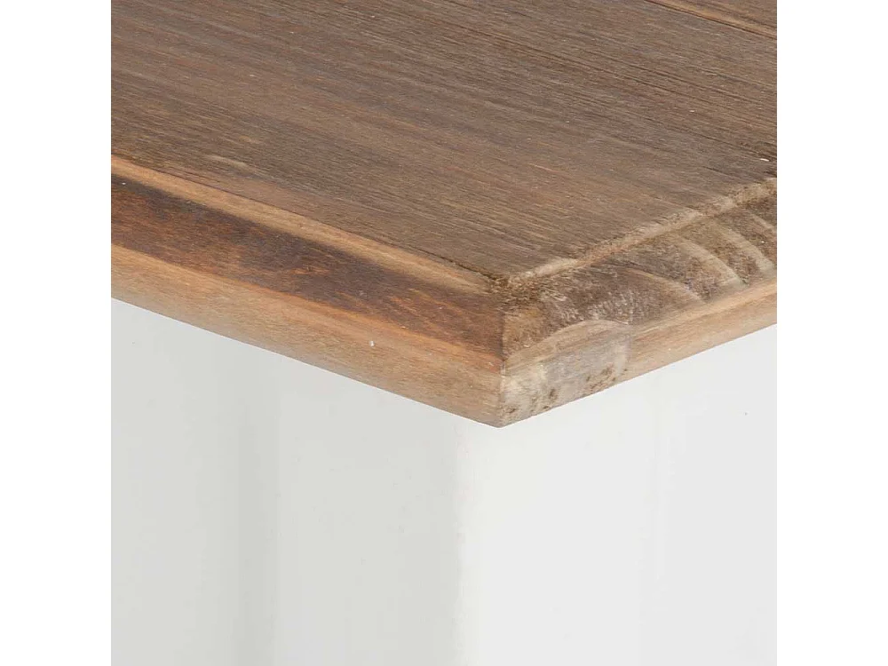 Flur Konsole in Antikweiß Vintage Look