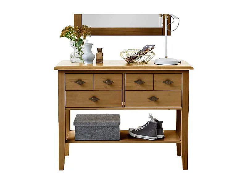 Flur Kommode aus Kiefer teilmassiv Landhaus