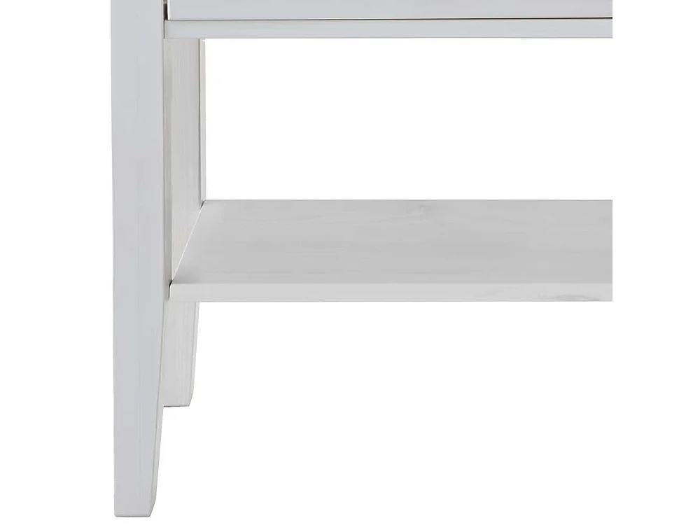 Kommoden Tisch in Weiß Landhausstil