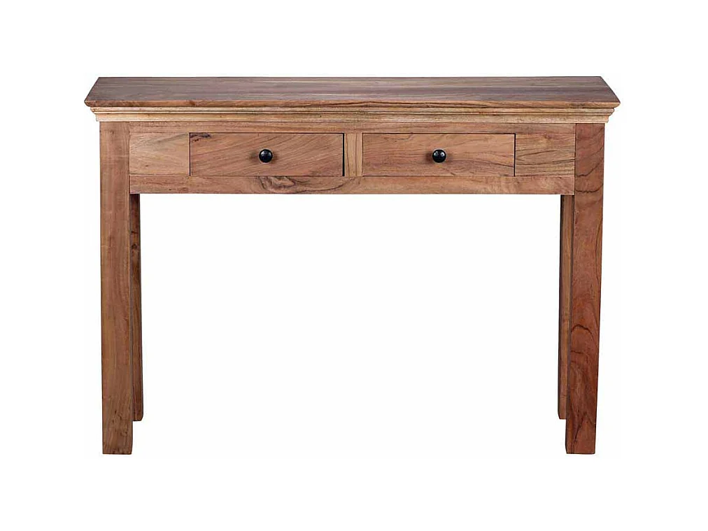 Konsolentisch aus Akazie Massivholz mit Schubladen