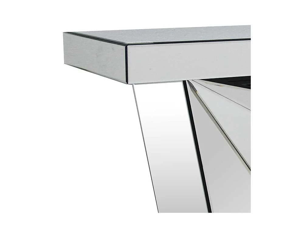 Spiegel Konsolen Tisch in modernem Design Glasplatte