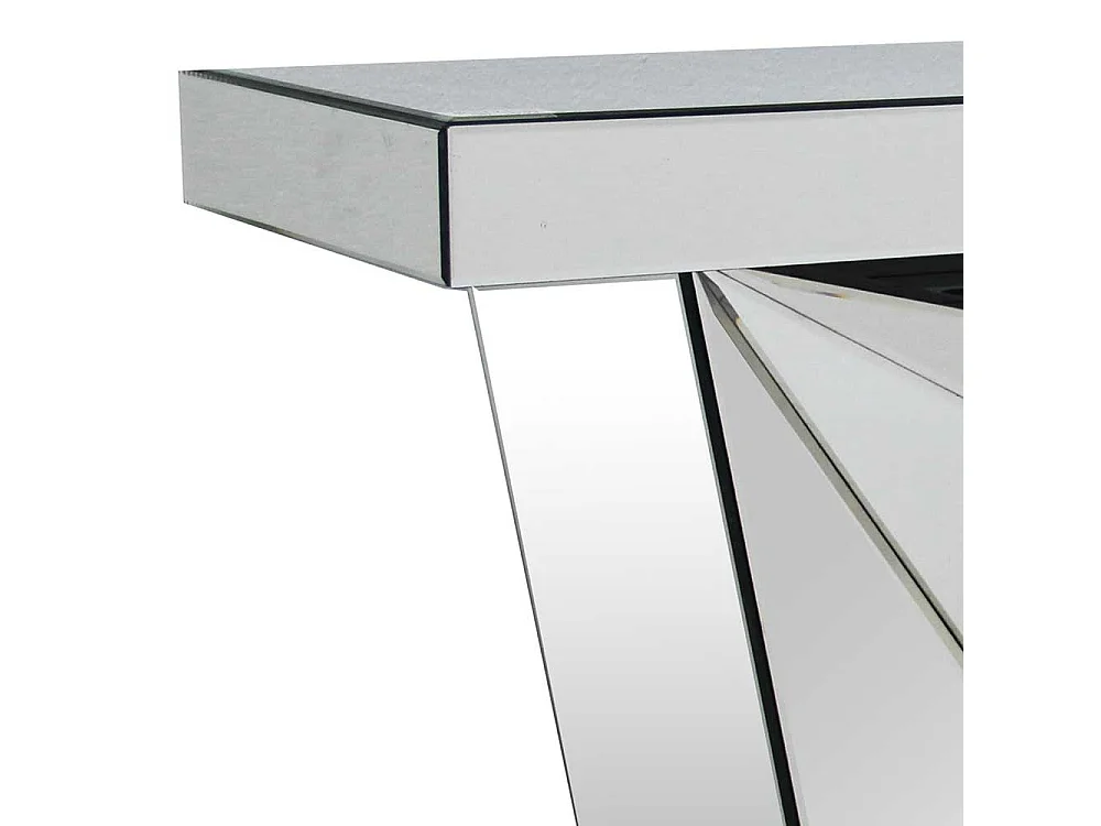 Spiegel Konsolen Tisch in modernem Design Glasplatte