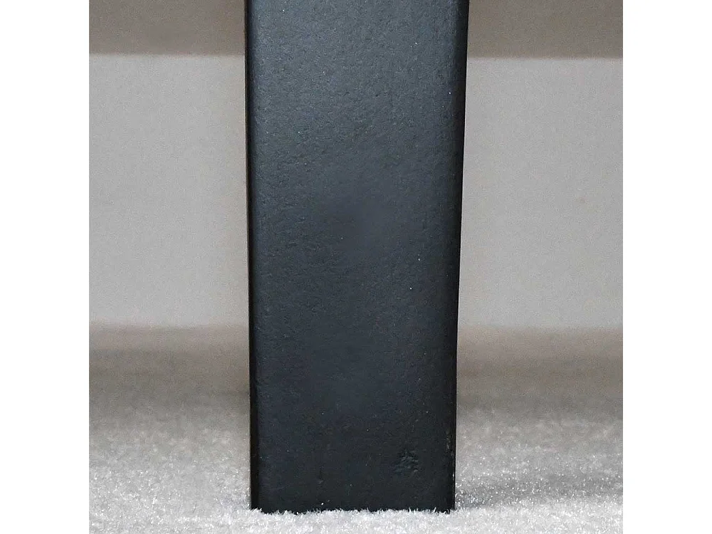 Retro Konsolentisch in Altsilberfarben und Schwarz vier Schubladen