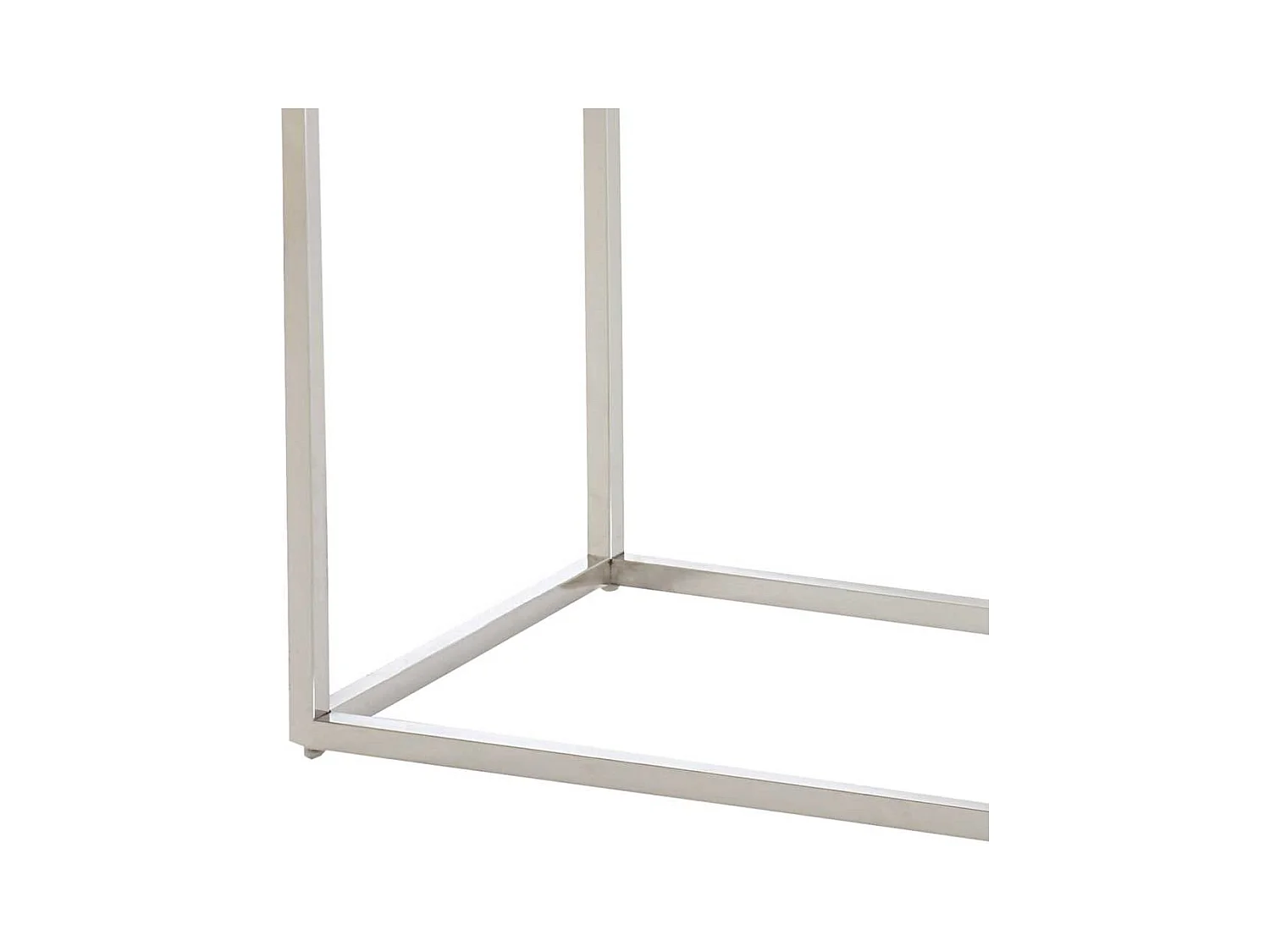 Hochwertiger Konsolentisch aus Tanne Recyclingholz Bügelgestell aus Edelstahl