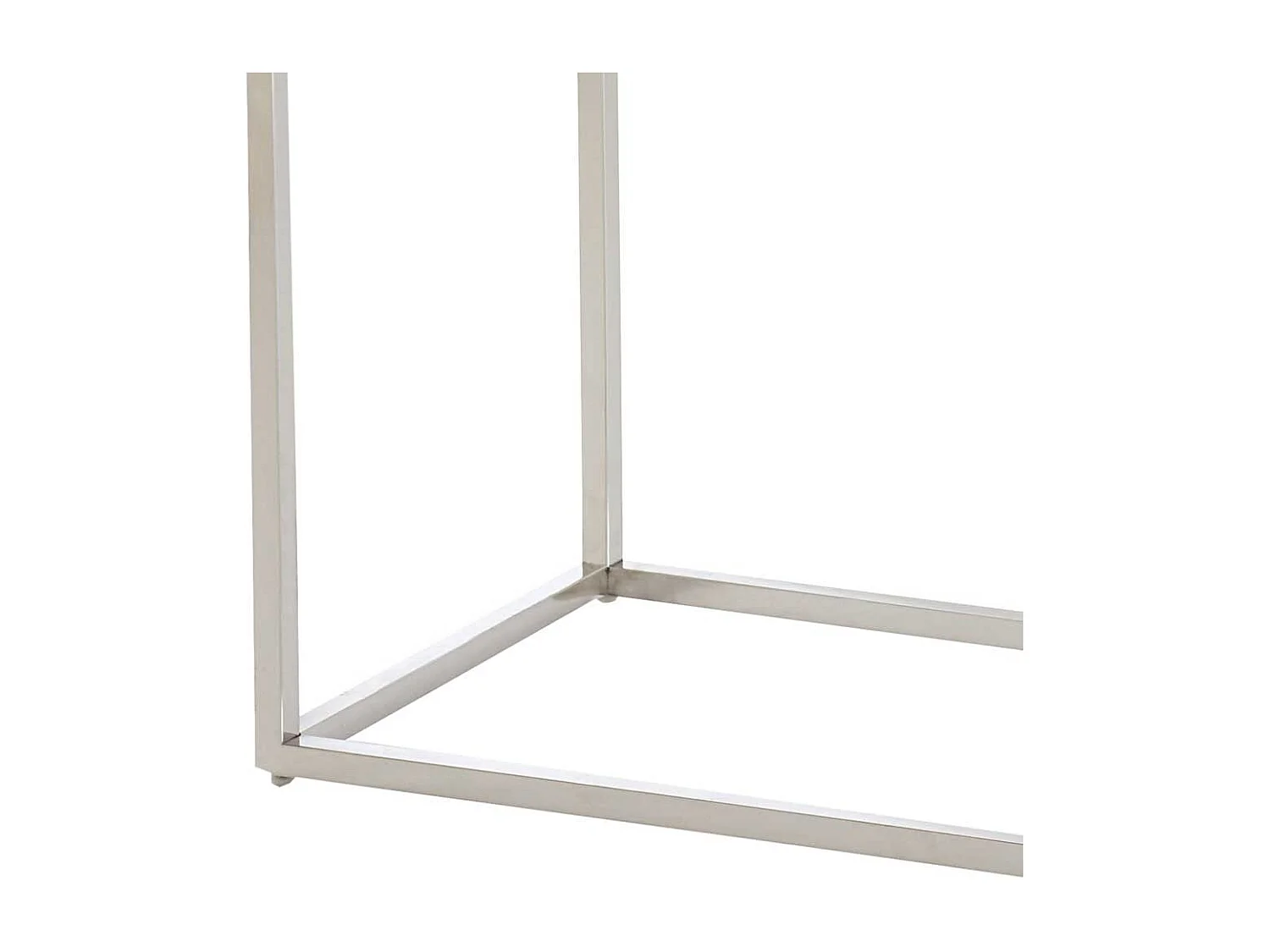 Hochwertiger Konsolentisch aus Tanne Recyclingholz Bügelgestell aus Edelstahl