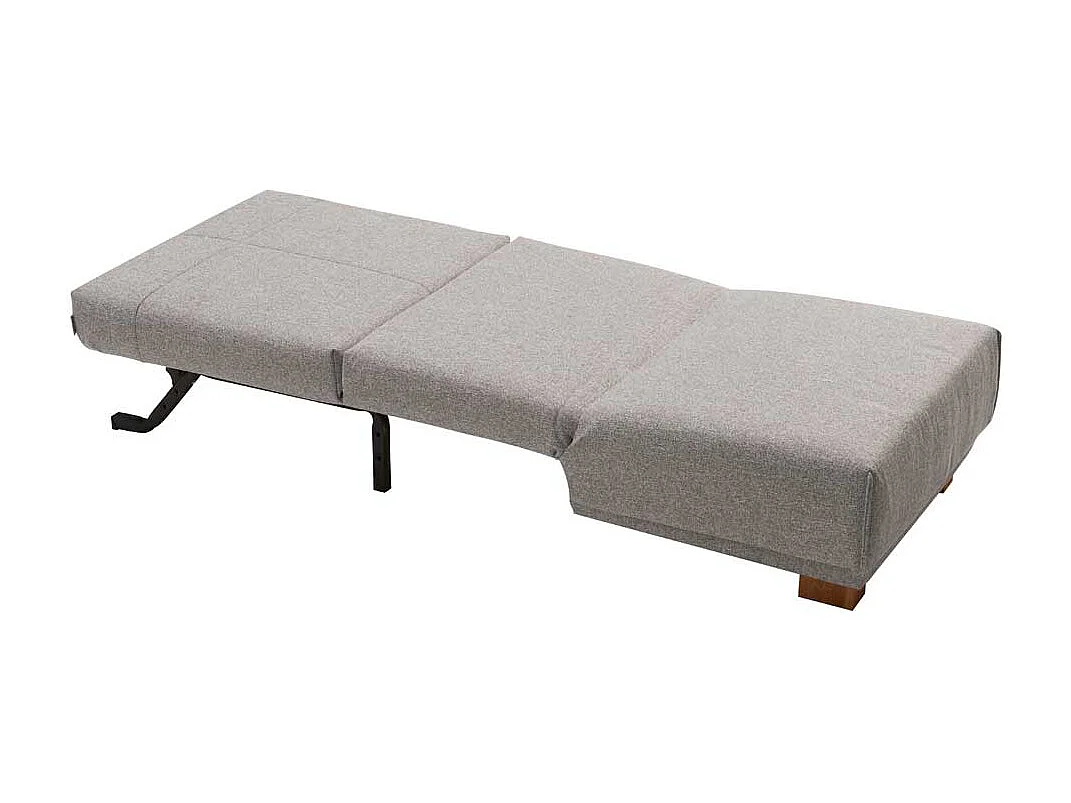 Grauer Sessel mit Schlaffunktion Made in Germany