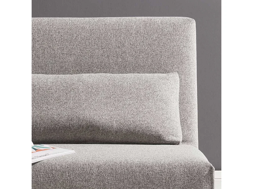 Grauer Sessel mit Schlaffunktion Made in Germany