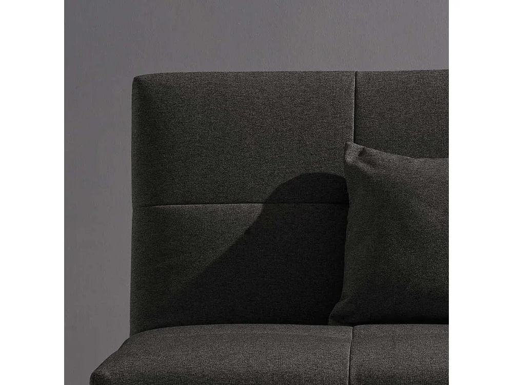 Ruhesessel in Dunkelgrau Flachgewebe 85 cm breit