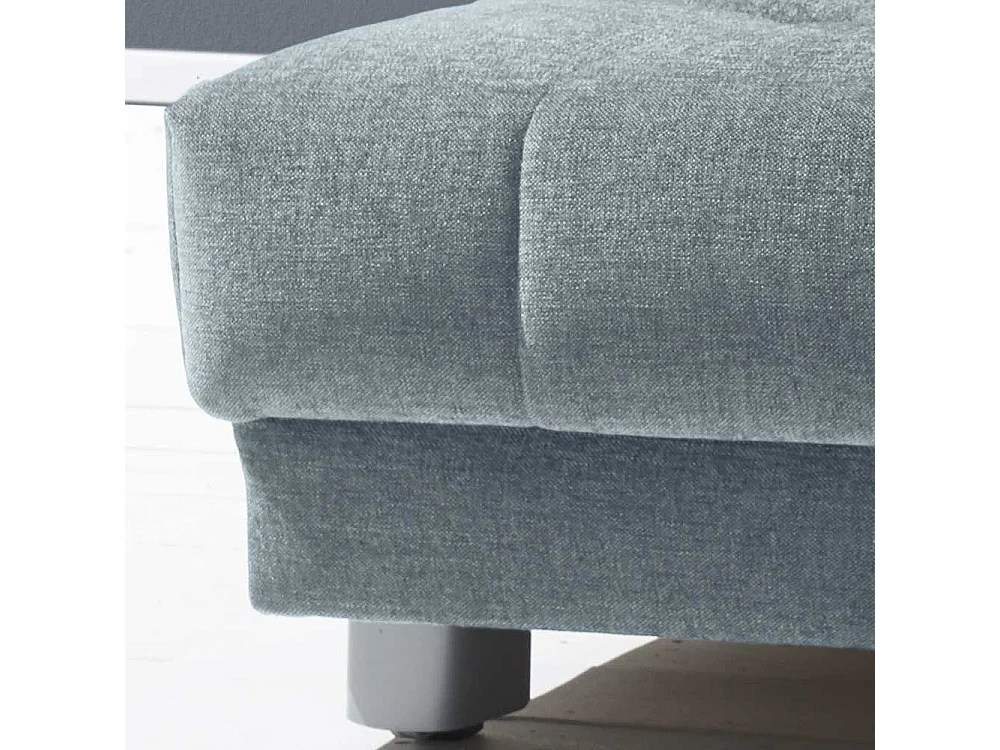 Schlafsessel in Hellblau Flachgewebe 85 cm breit