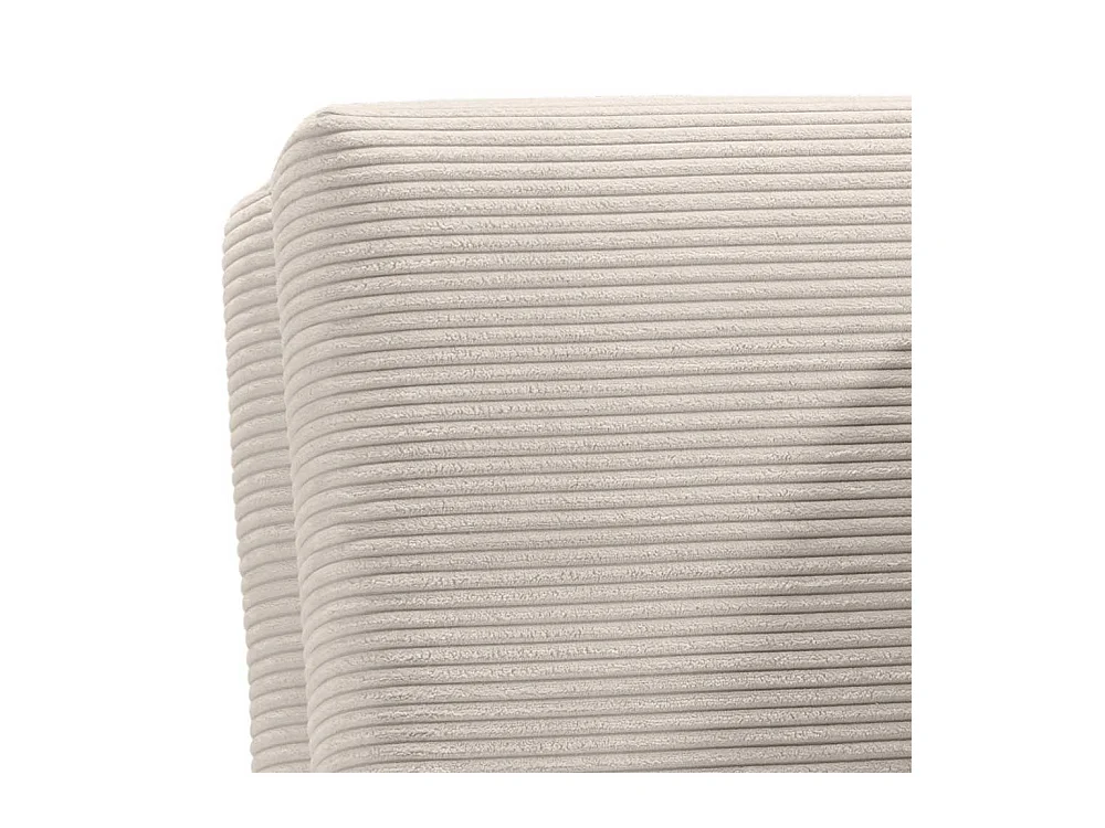 Schlafsessel Cord Beige in modernem Design 60 cm Sitztiefe