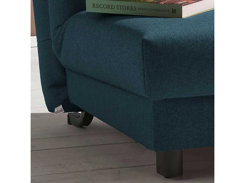 Schlafsessel in Petrol Flachgewebe Made in Germany