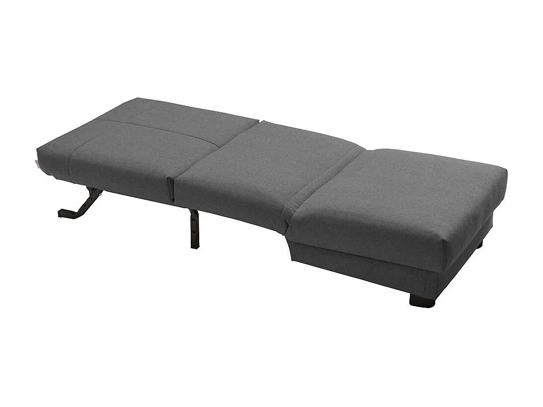 Faltsessel in Grau Schlaffunktion