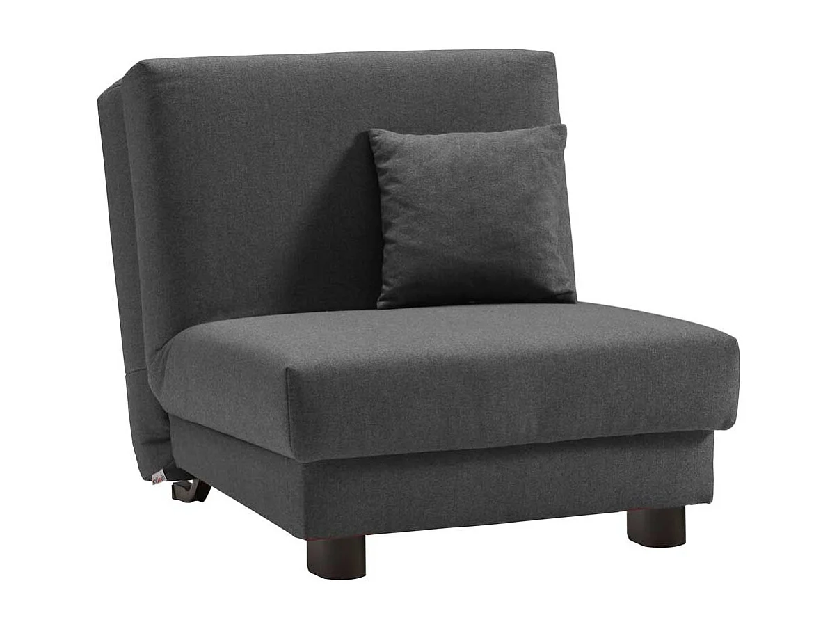 Faltsessel in Grau Schlaffunktion