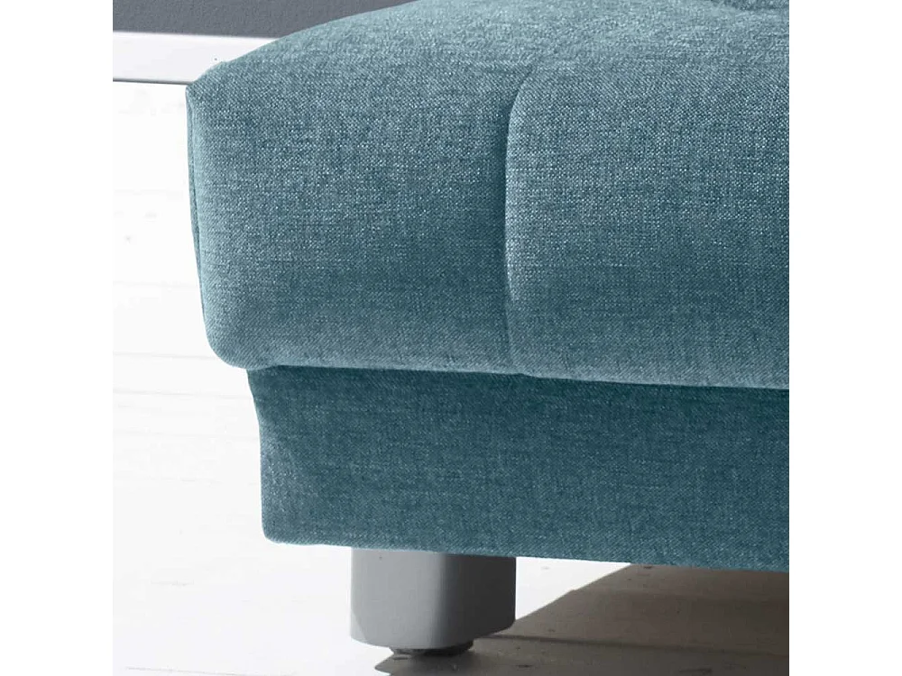 Schlafsessel in Petrol Flachgewebe 85 cm breit