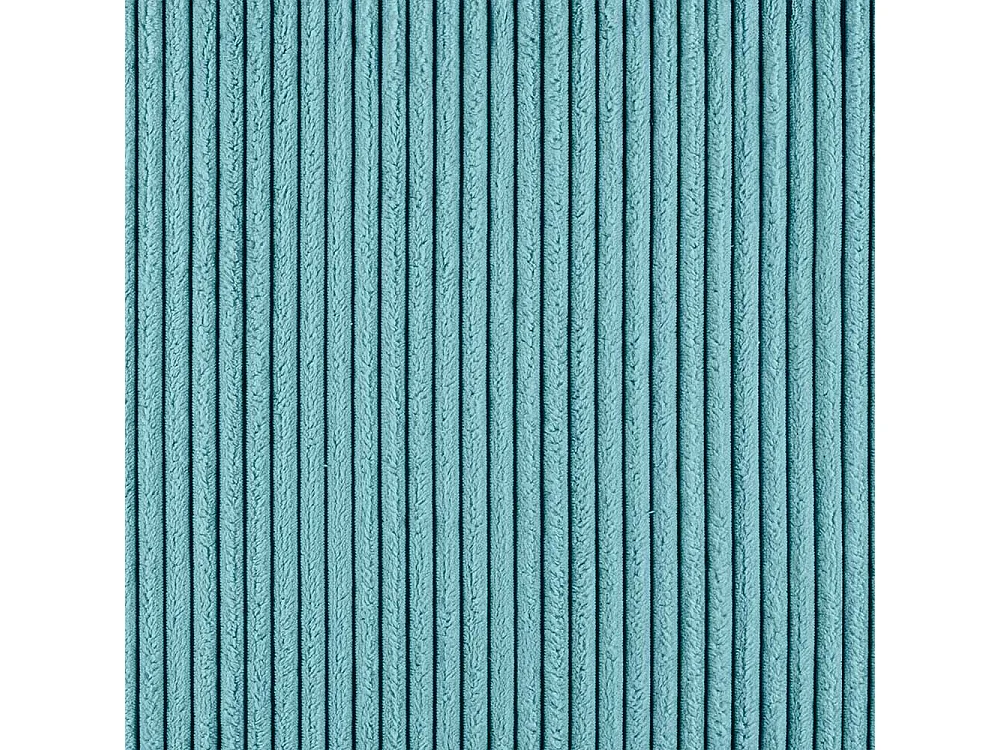 Faltsessel Cord Petrol in modernem Design Untergestell aus Metall