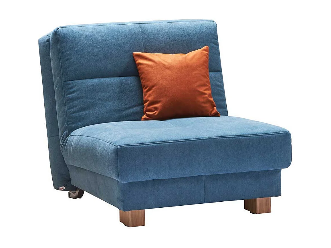 Sessel mit Schlaffunktion Petrol Stoff