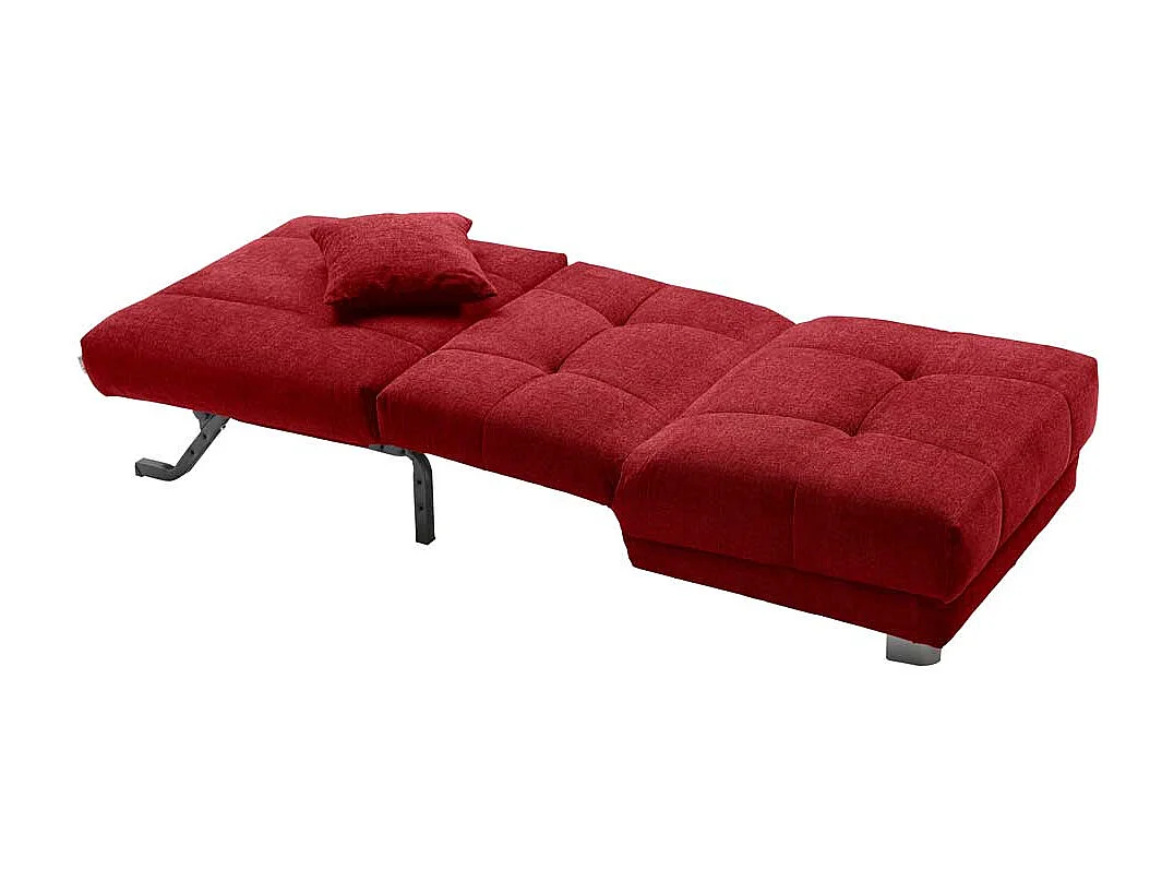 Faltsessel in Rot Flachgewebe 85 cm breit